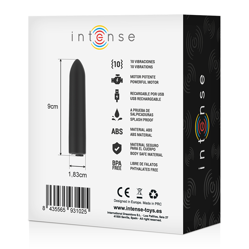 INTENSE USB Latautuva Vibraatioluoti 8.5cm