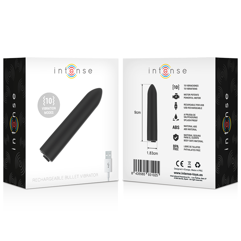 INTENSE USB Latautuva Vibraatioluoti 8.5cm