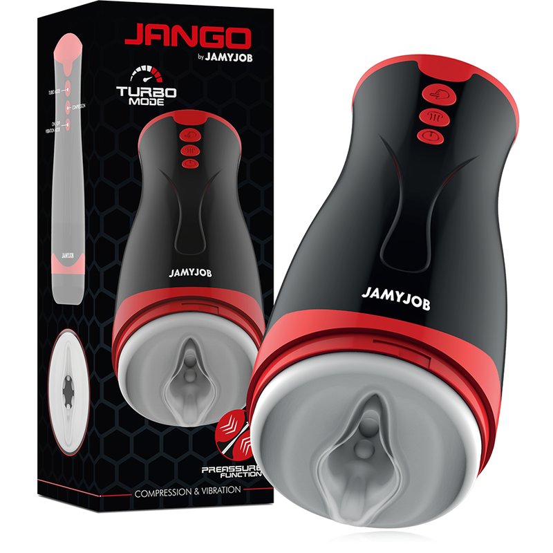JAMYJOB – Jango Compression ja Vibration Masturbaattori